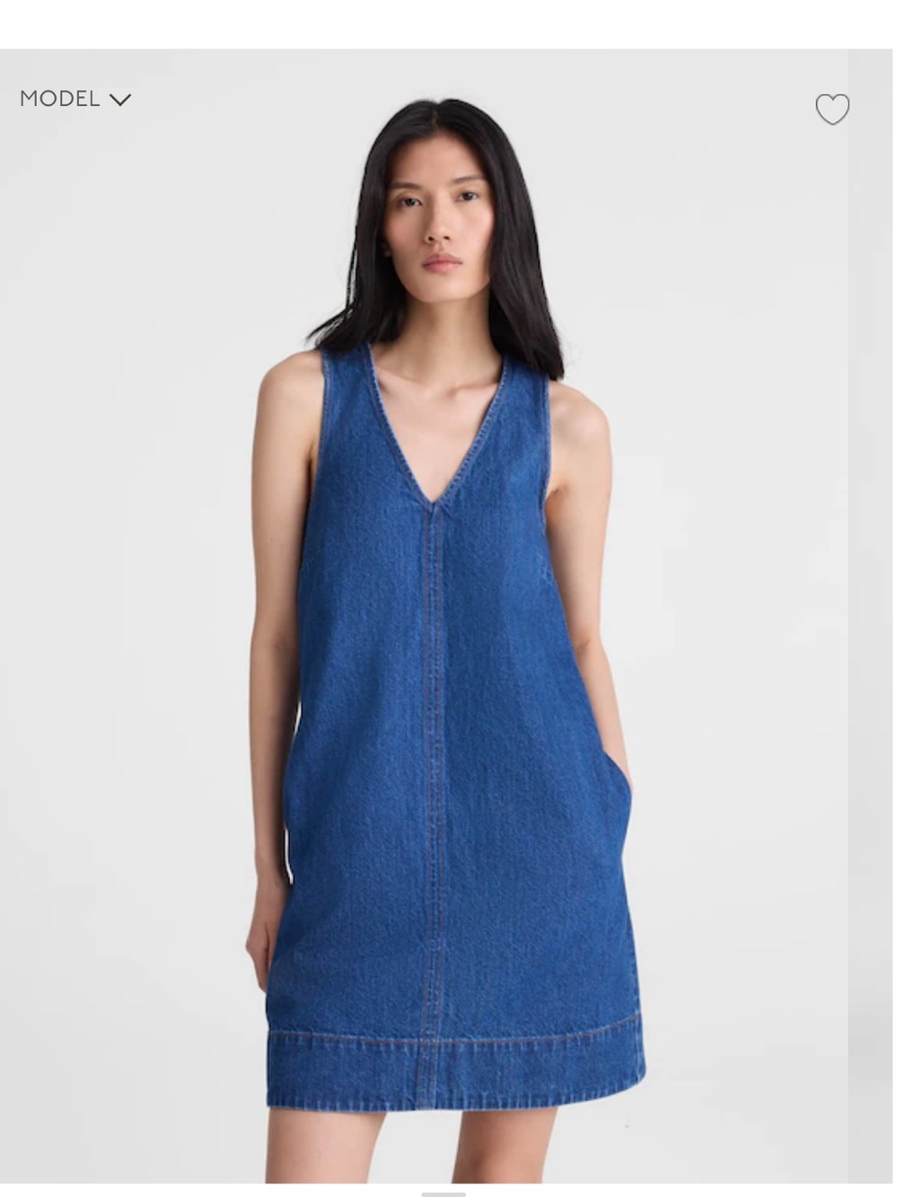 Madewell denim dress. NWT